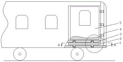 Intelligent telescopic device for railway traffic safety pedal