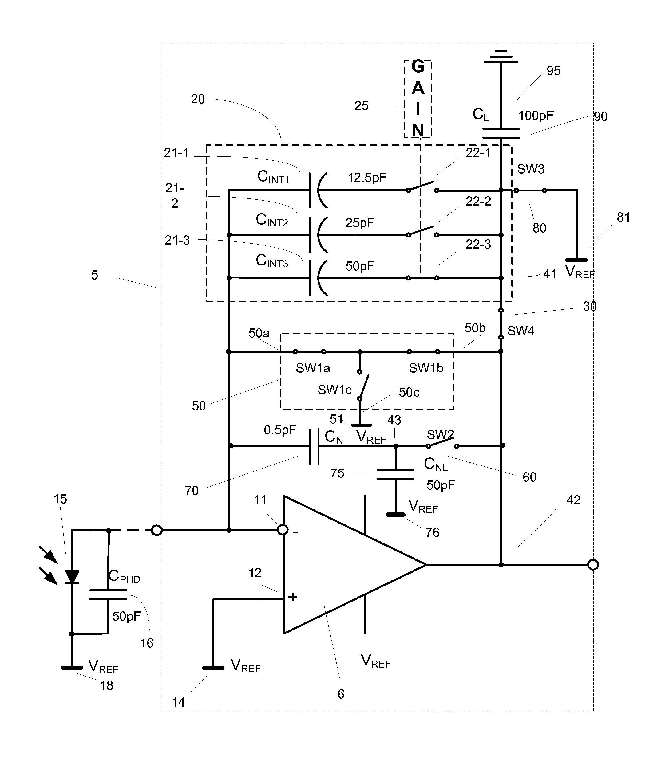 Apparatus for current-to-voltage integration for current-to-digital converter