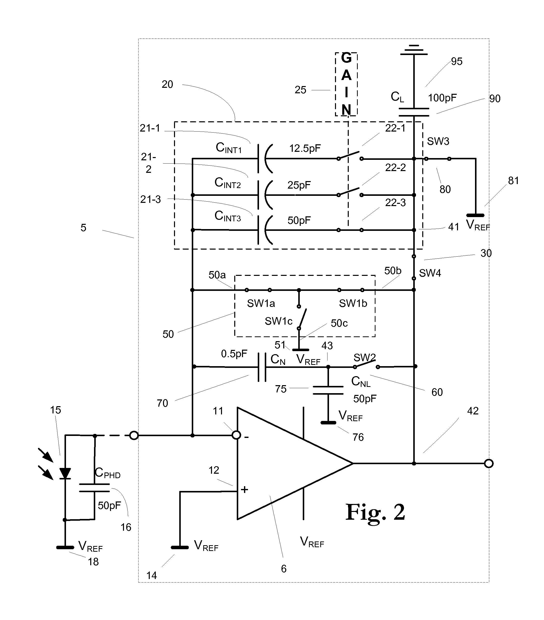 Apparatus for current-to-voltage integration for current-to-digital converter