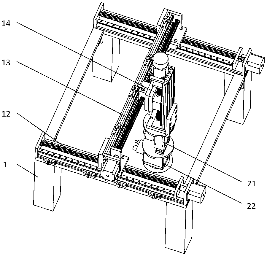 Passive compliance polishing robot aiming at planar work piece