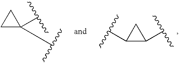 1,1- and 1,2-disubstituted cyclopropane compounds