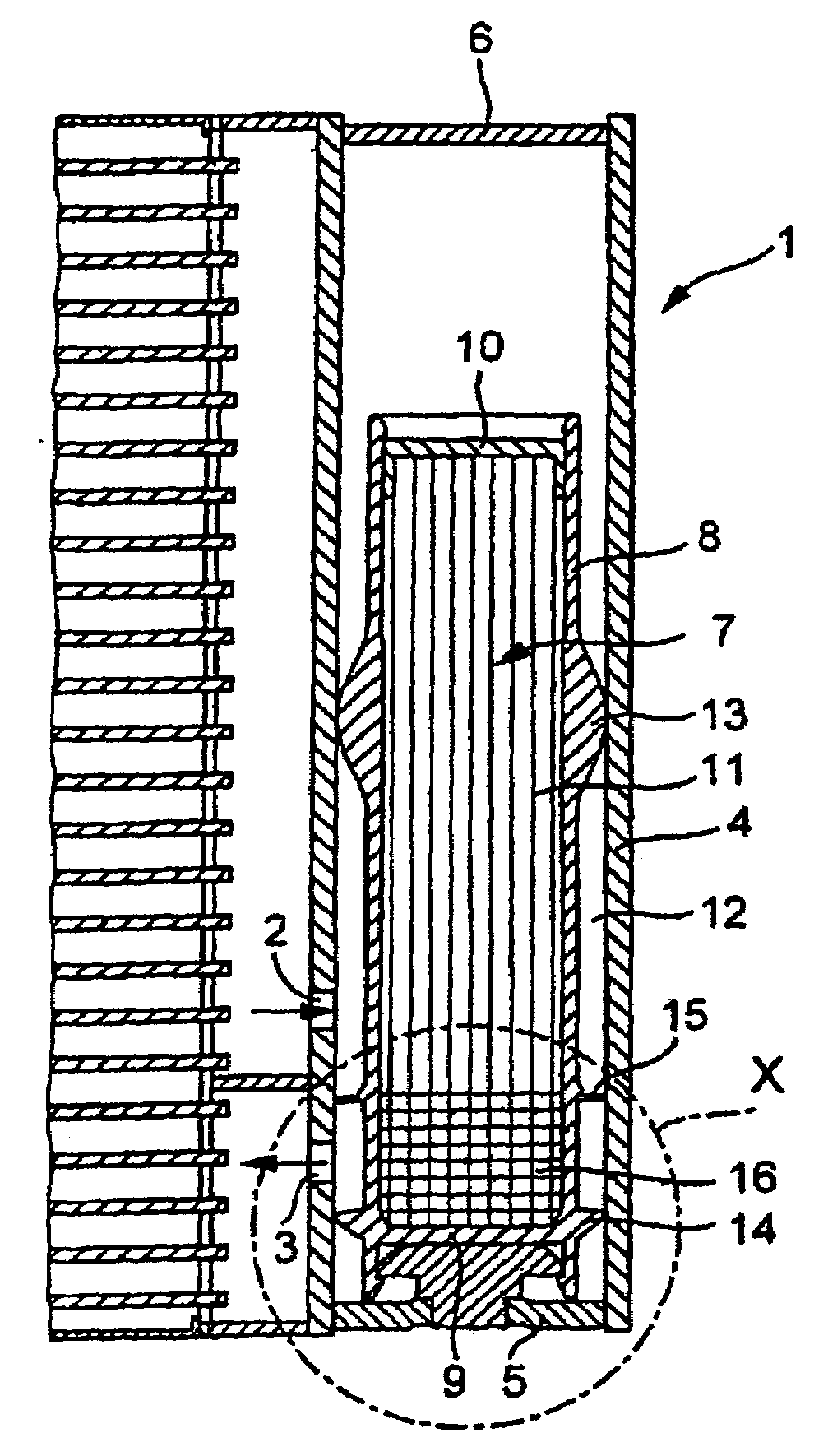 Soldered condenser