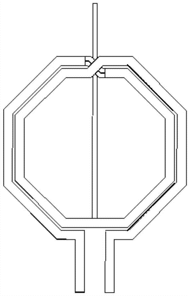 Spiral differential inductor