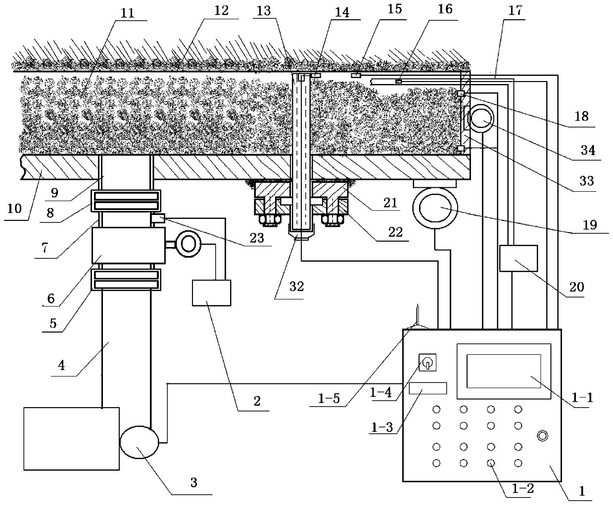 Tunnel lining concrete pouring quality control method and device