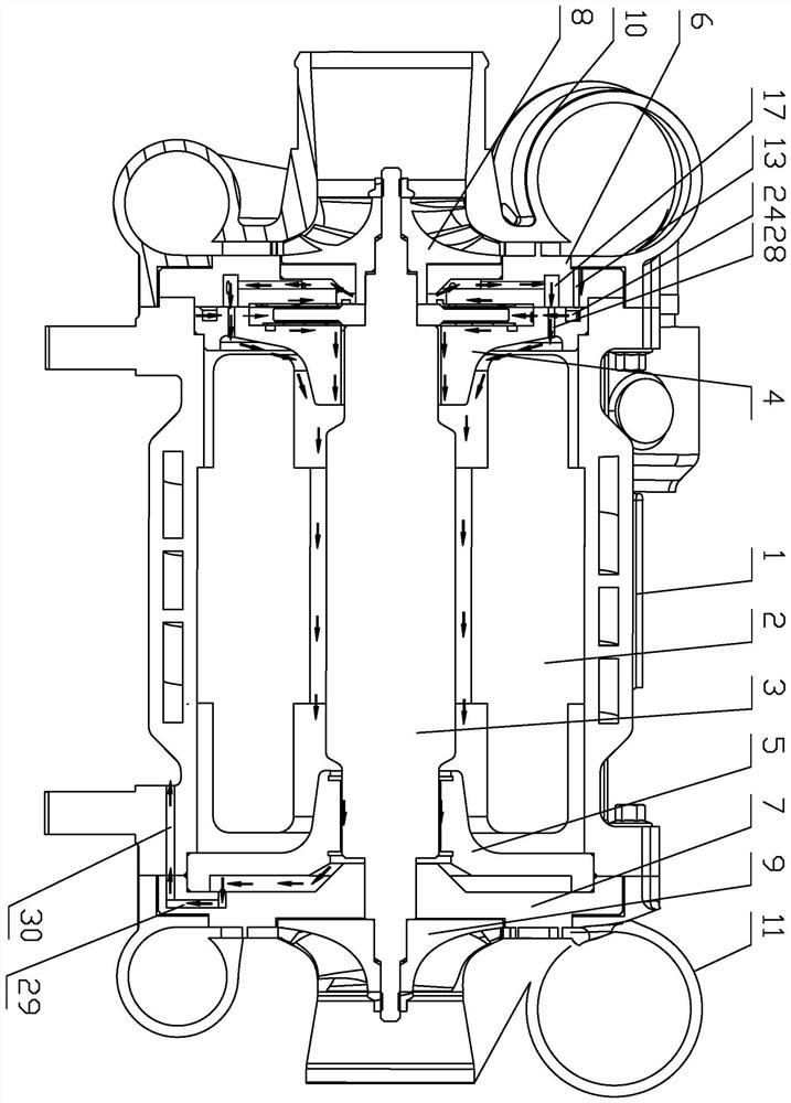 A high-speed centrifugal compressor