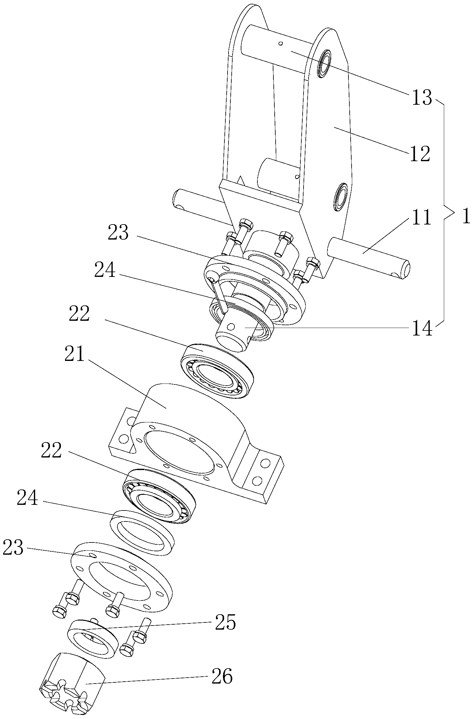 Field-surface levelness profiled hanging system of direct paddy planter