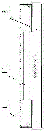 Lifting device for trackless rubber wheel transport vehicle