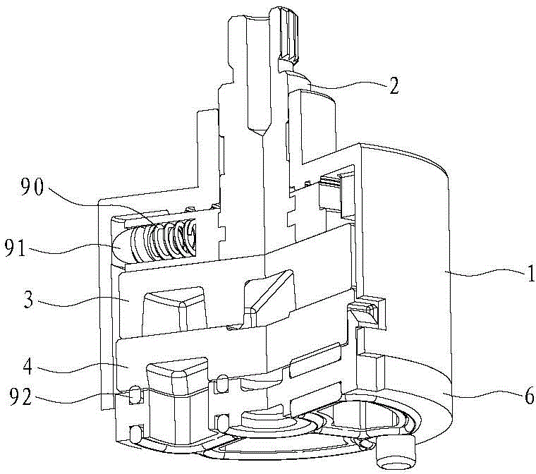 Novel solar water mixing valve spool