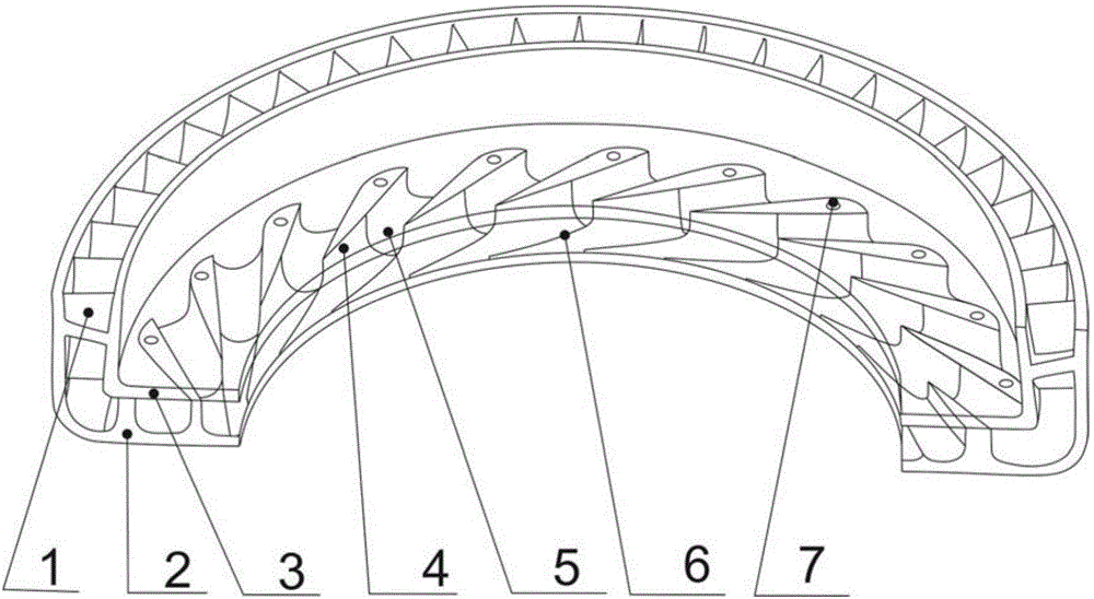 A Vane Diffuser with Horseshoe-shaped Diffuser Passage