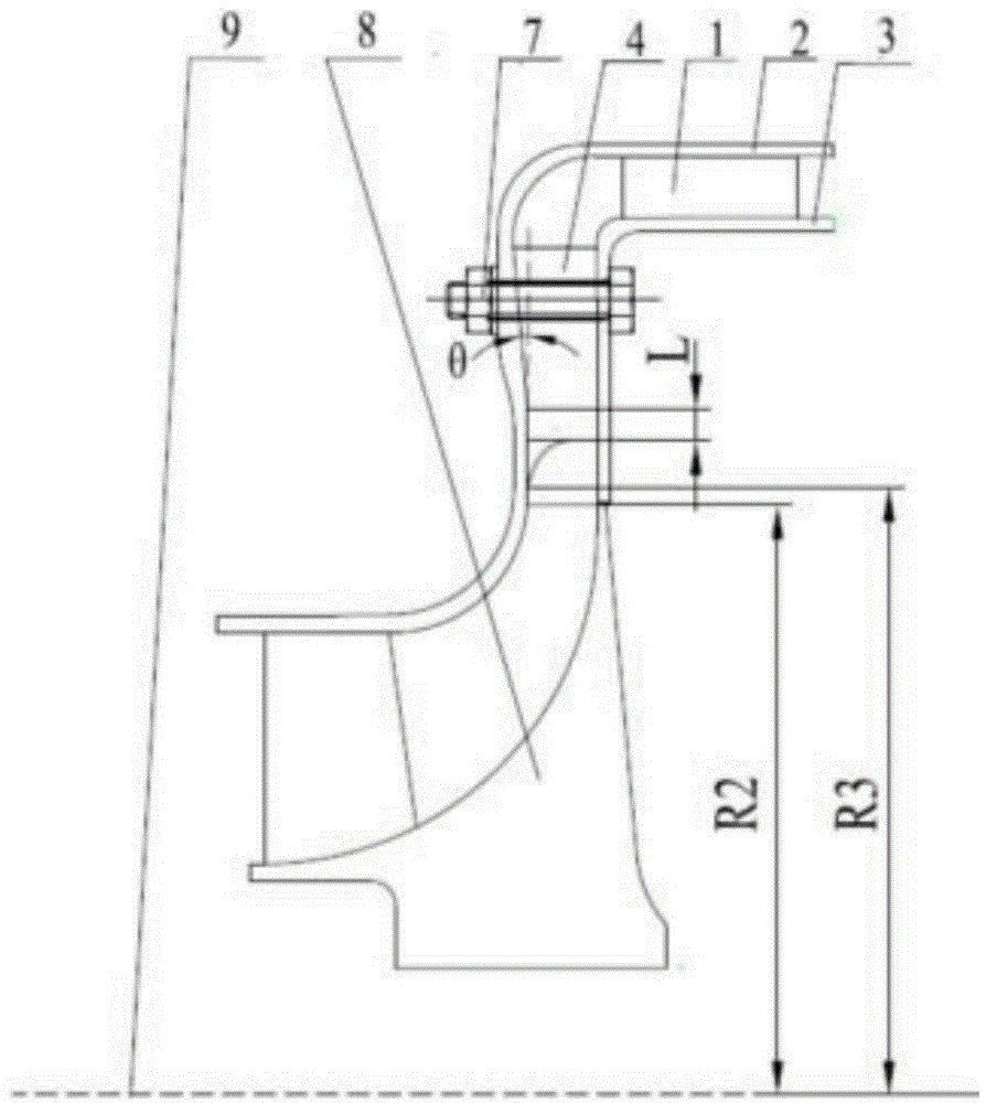 A Vane Diffuser with Horseshoe-shaped Diffuser Passage