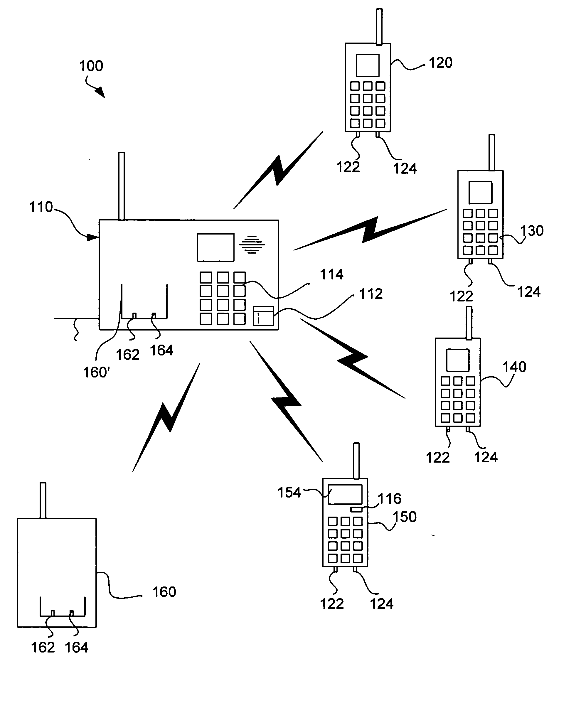 System and method for cordless handset registration