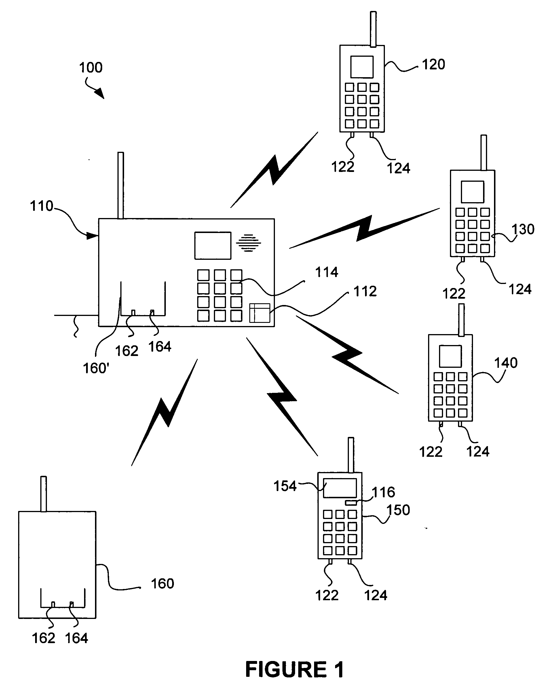 System and method for cordless handset registration