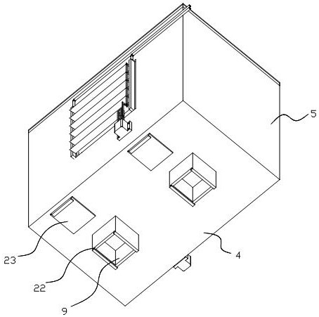 Ventilation and heat dissipation device for new energy automobile battery pack