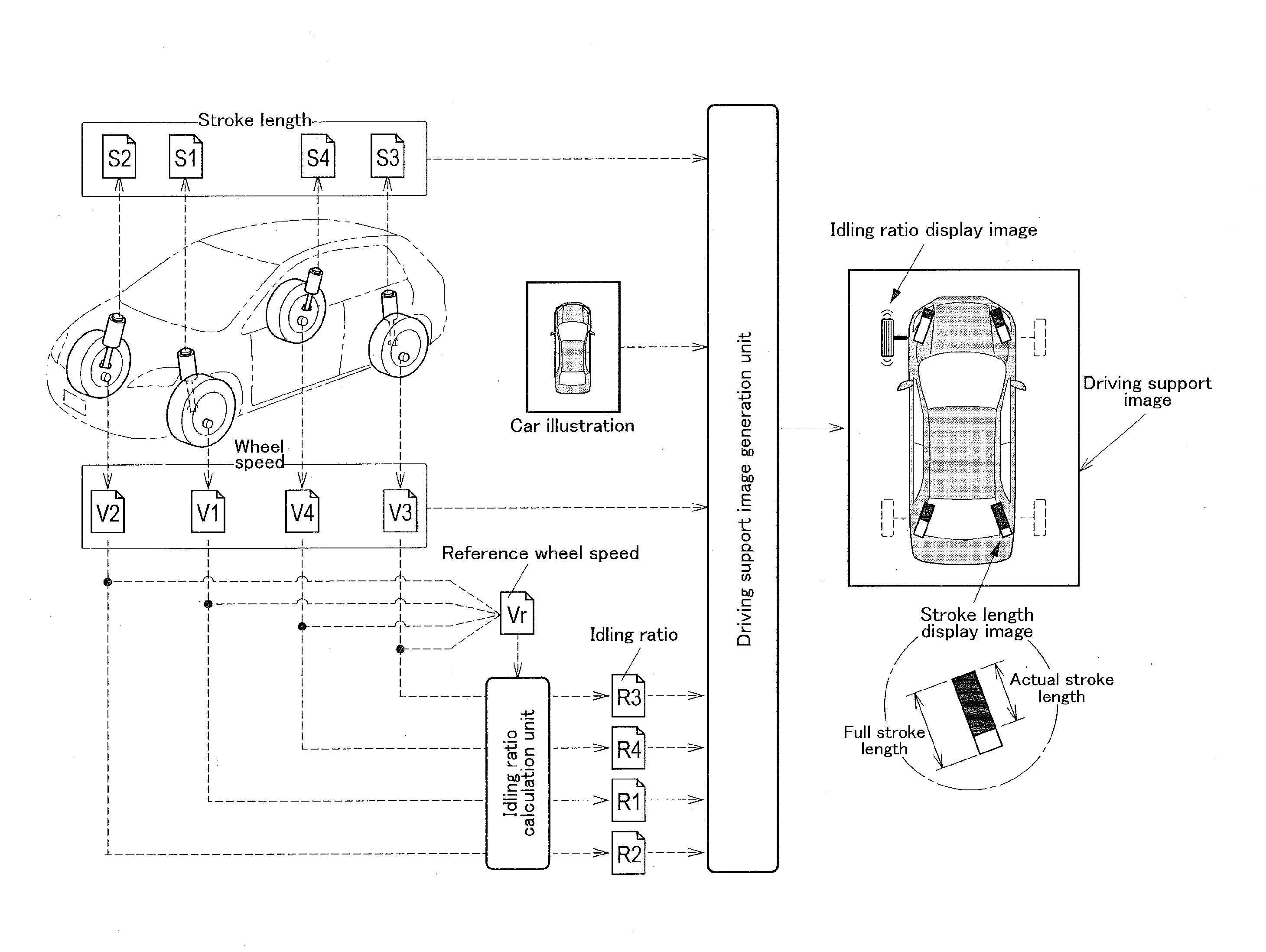 Vehicle driving support device