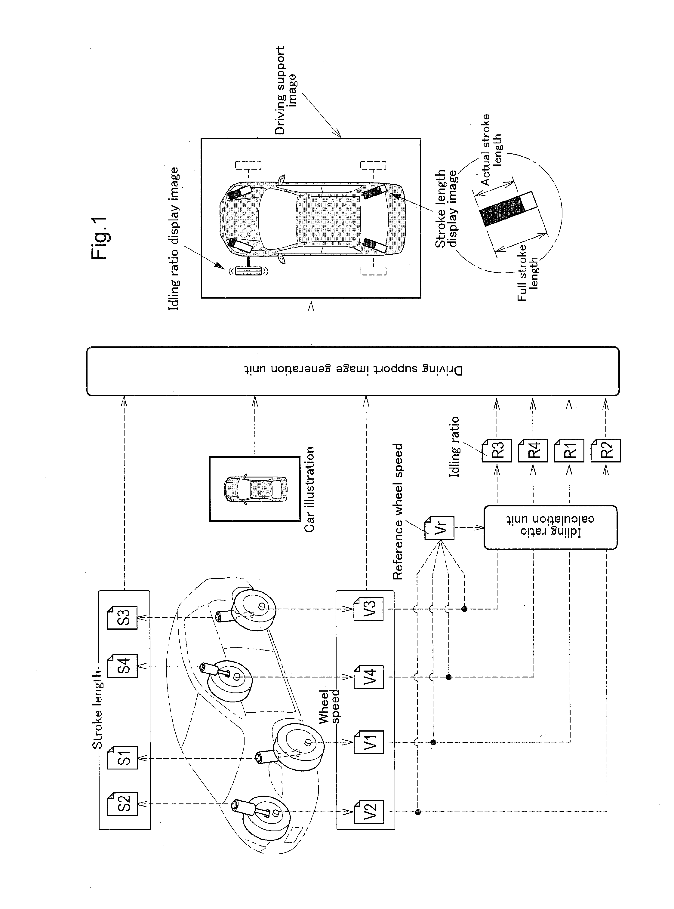 Vehicle driving support device