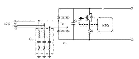 DVR (Dynamic Voltage Restorers)-based low-voltage ride through support device of wind generating set