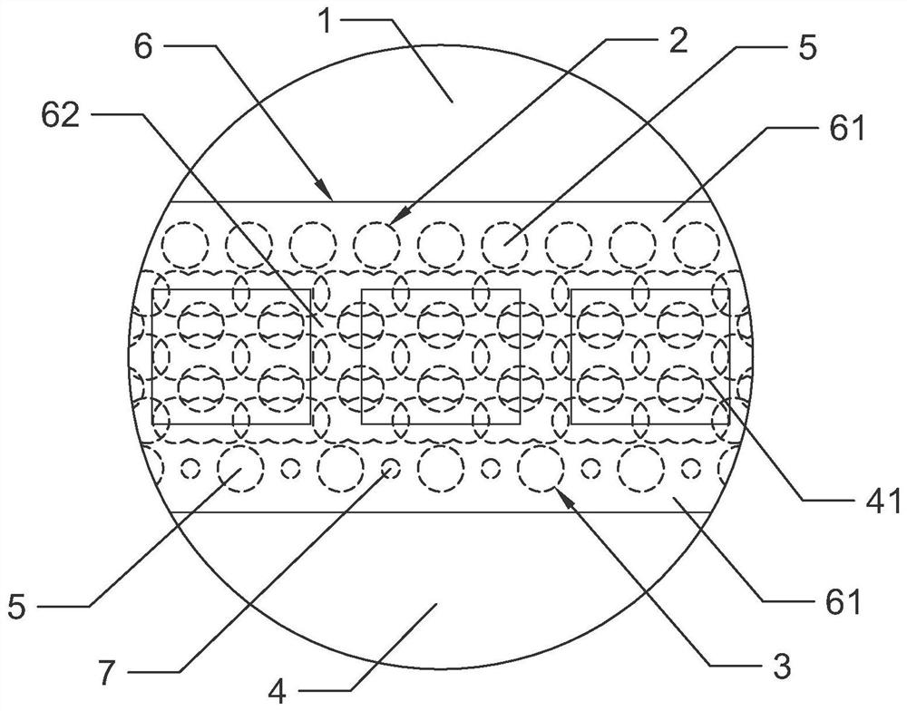 Portal type double-row pile system of rear row pile anchor and construction method of portal type double-row pile system