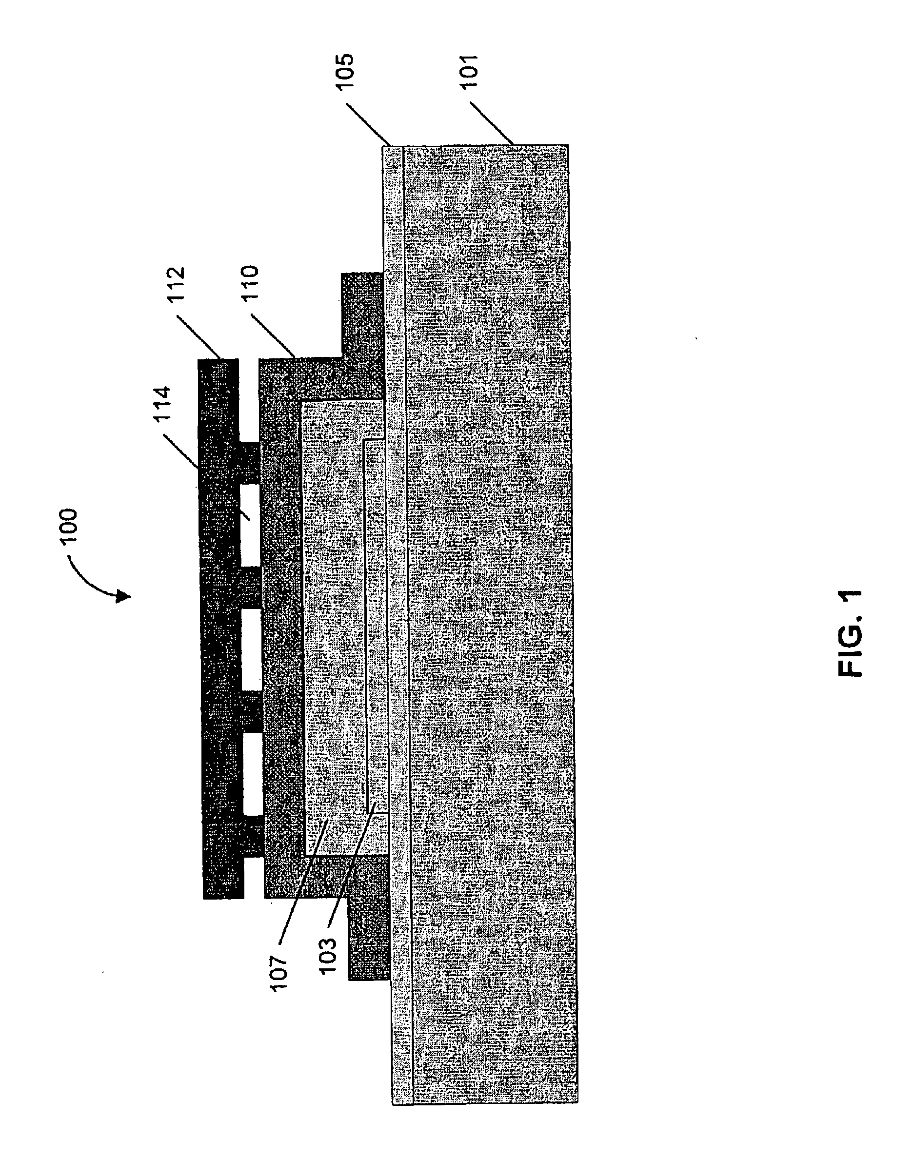 Fixed parallel plate MEMS capacitor microsensor array