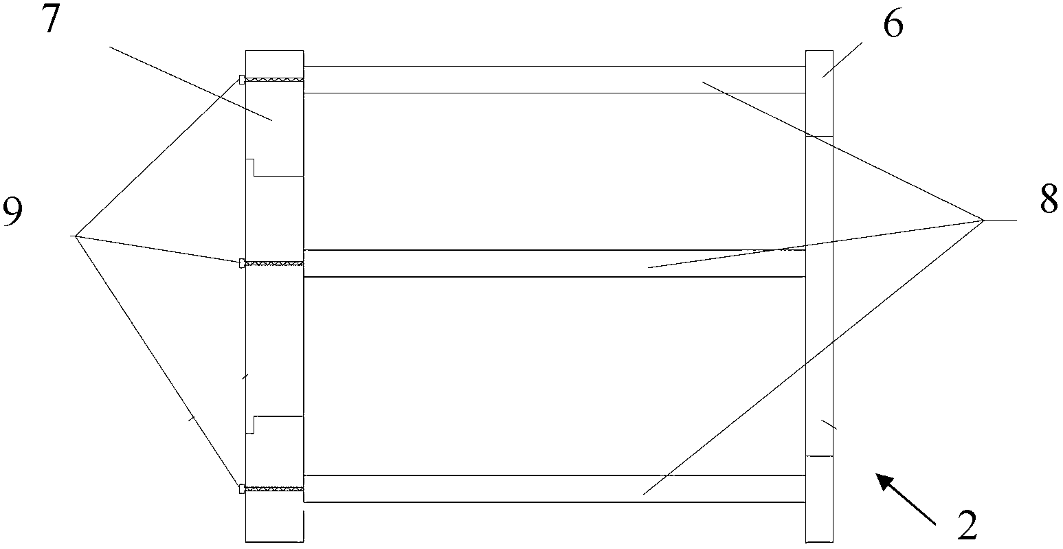 Whole-bundle disanchoring device and disanchoring method adopting same