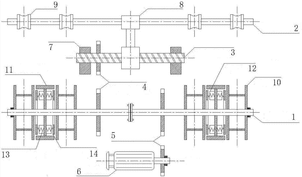 Coupling hoist achieving automatic cable take-up and pay-off for unmanned ship