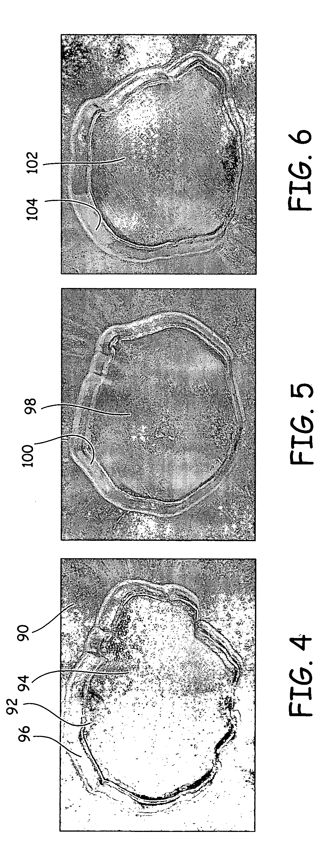 Methods and devices for automatically making large quantities of pre-cooked eggs having a natural appearance