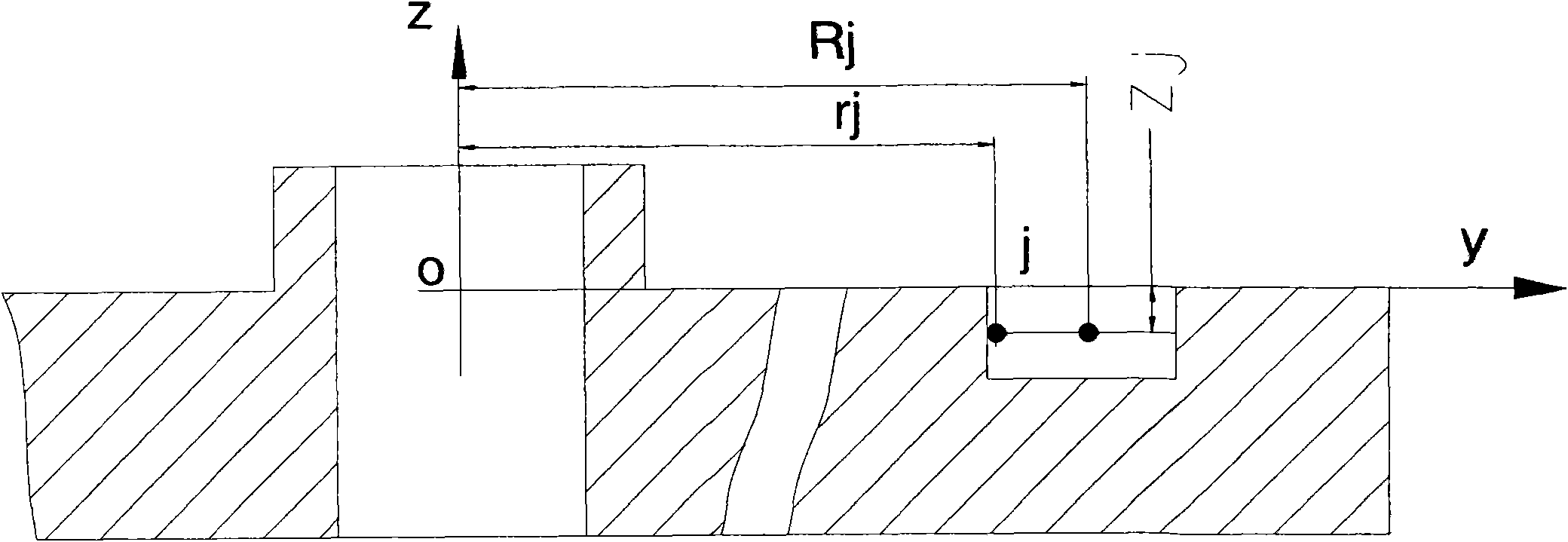 Method for examining data file of curve surface reverse product