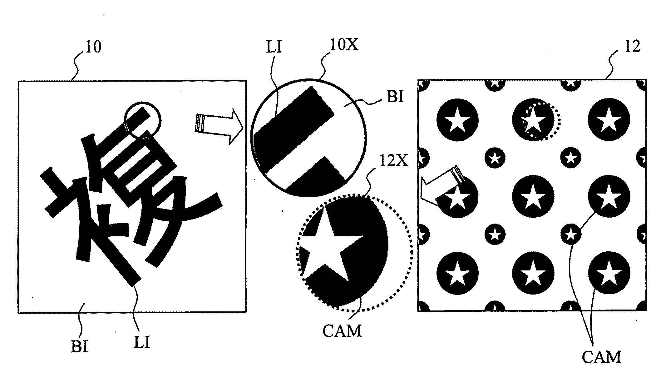 Tint block image generation program and tint block image generation device