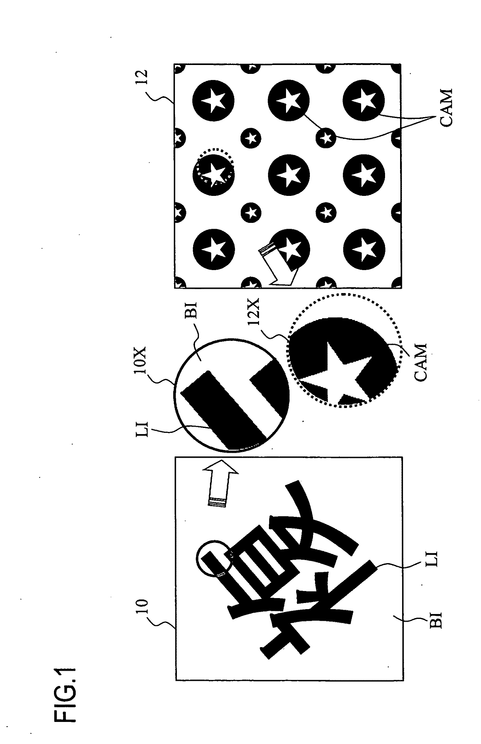 Tint block image generation program and tint block image generation device