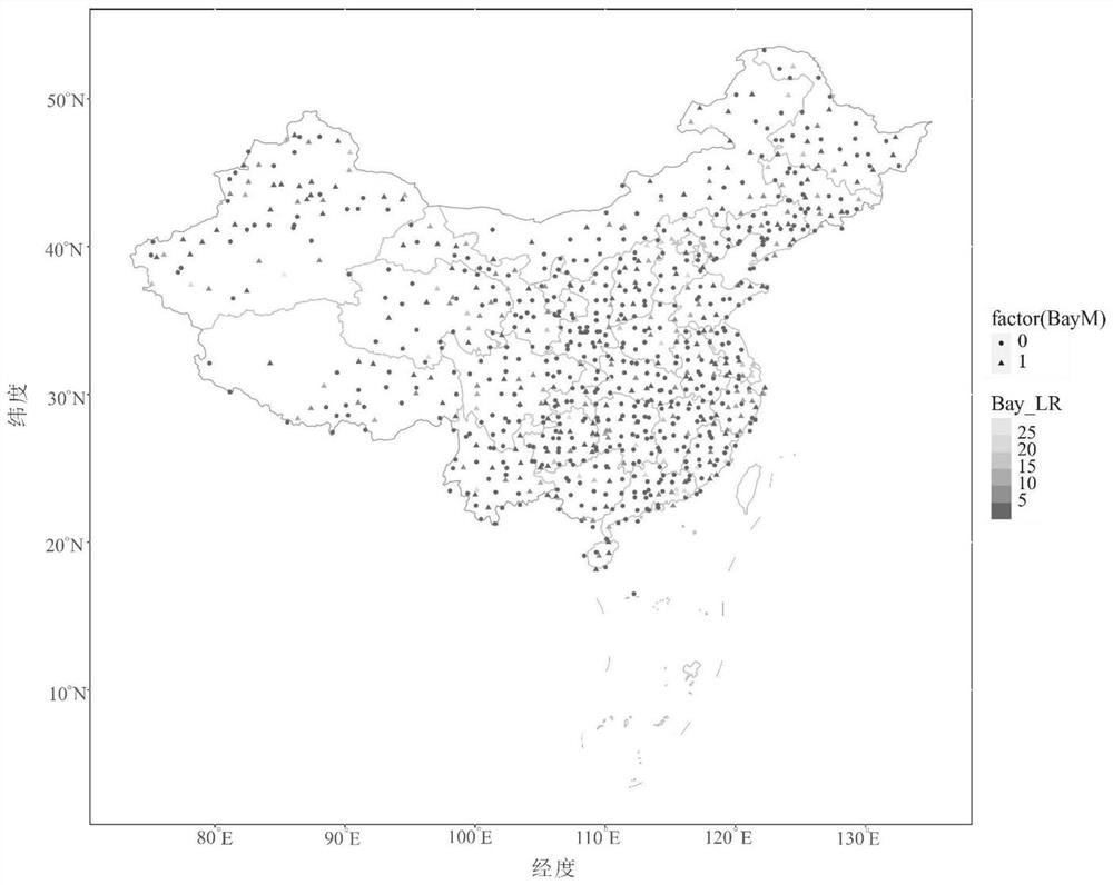 Trend detection method for parameterized hydrometeorological extreme value sequence