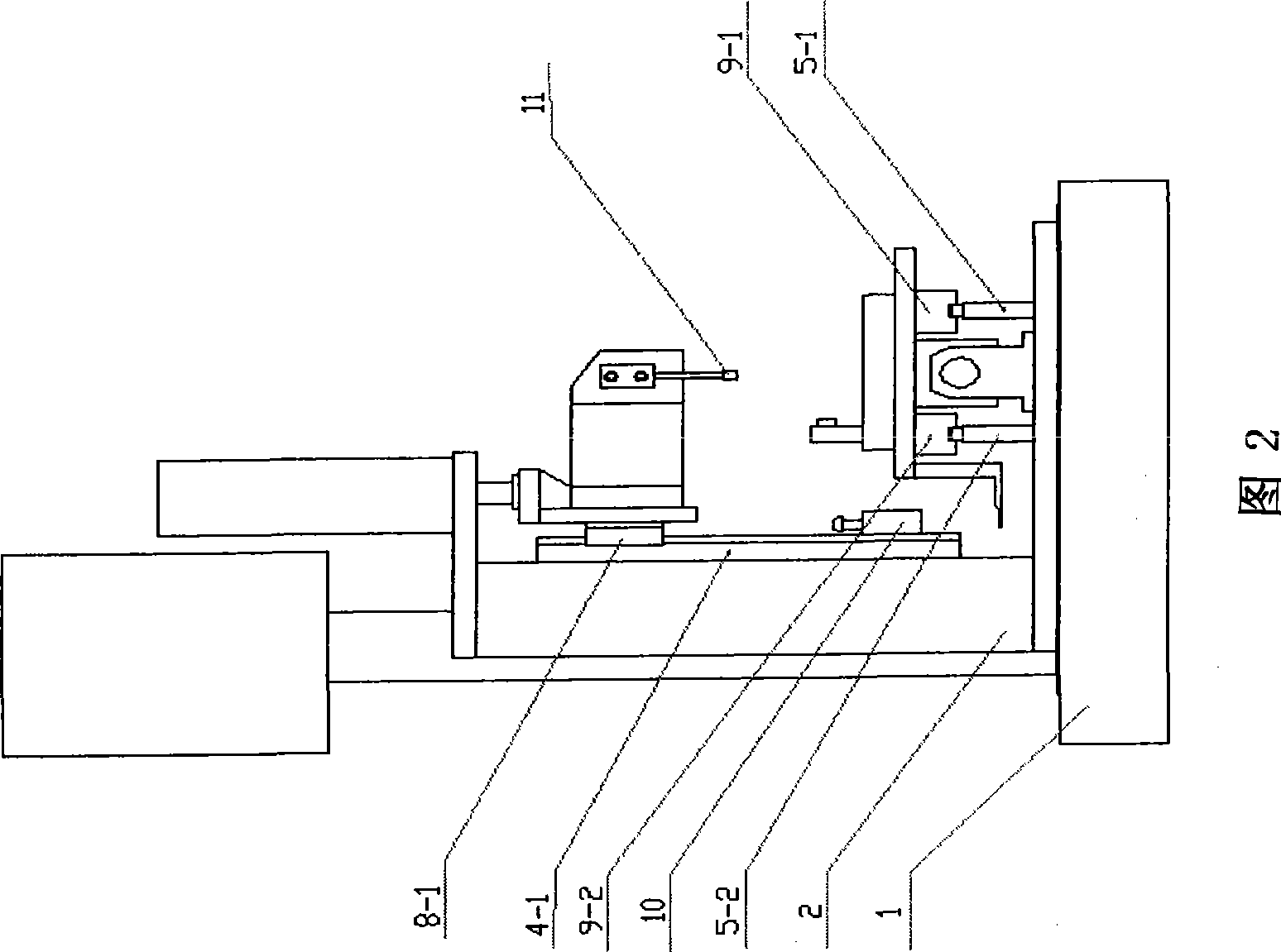 Motor brush rocker and carbon brush elastic force dynamic test device and test method