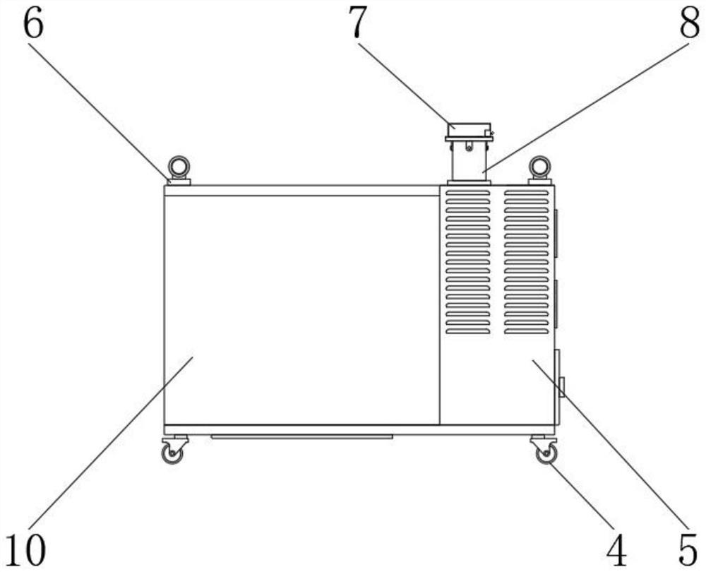 Drying kiln for wood product raw material production