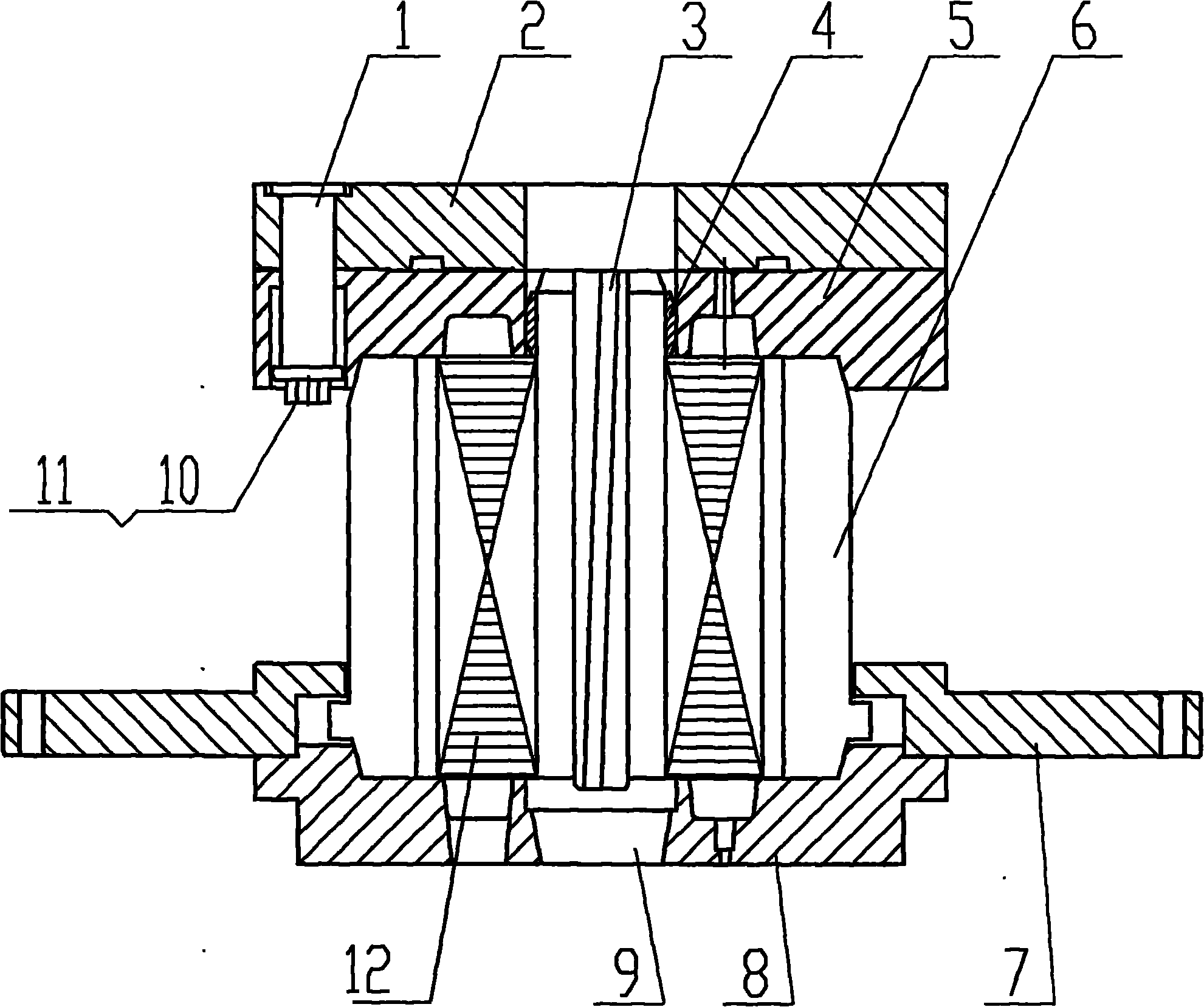 Motor rotor pressure cast aluminium die