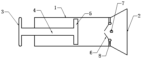 Manufacturing and installing process for cylindrical air-exhaust type mosquito killing device