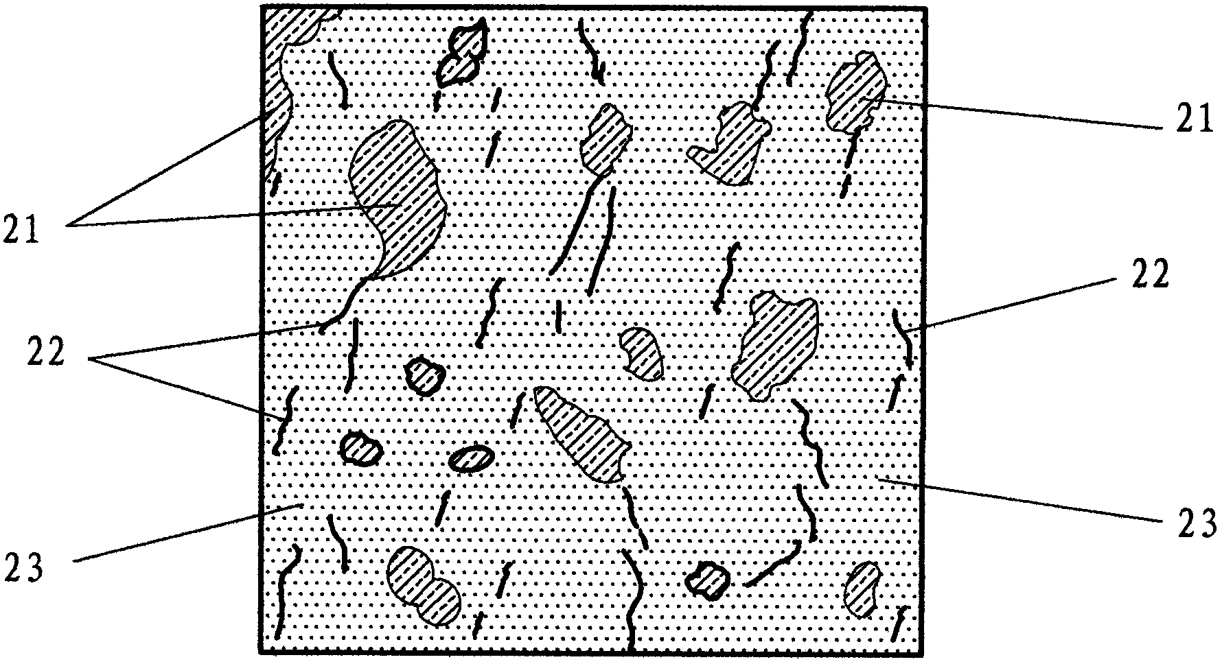 Application and method of pattern definition system for manufacturing stone imitating pattern ceramic product