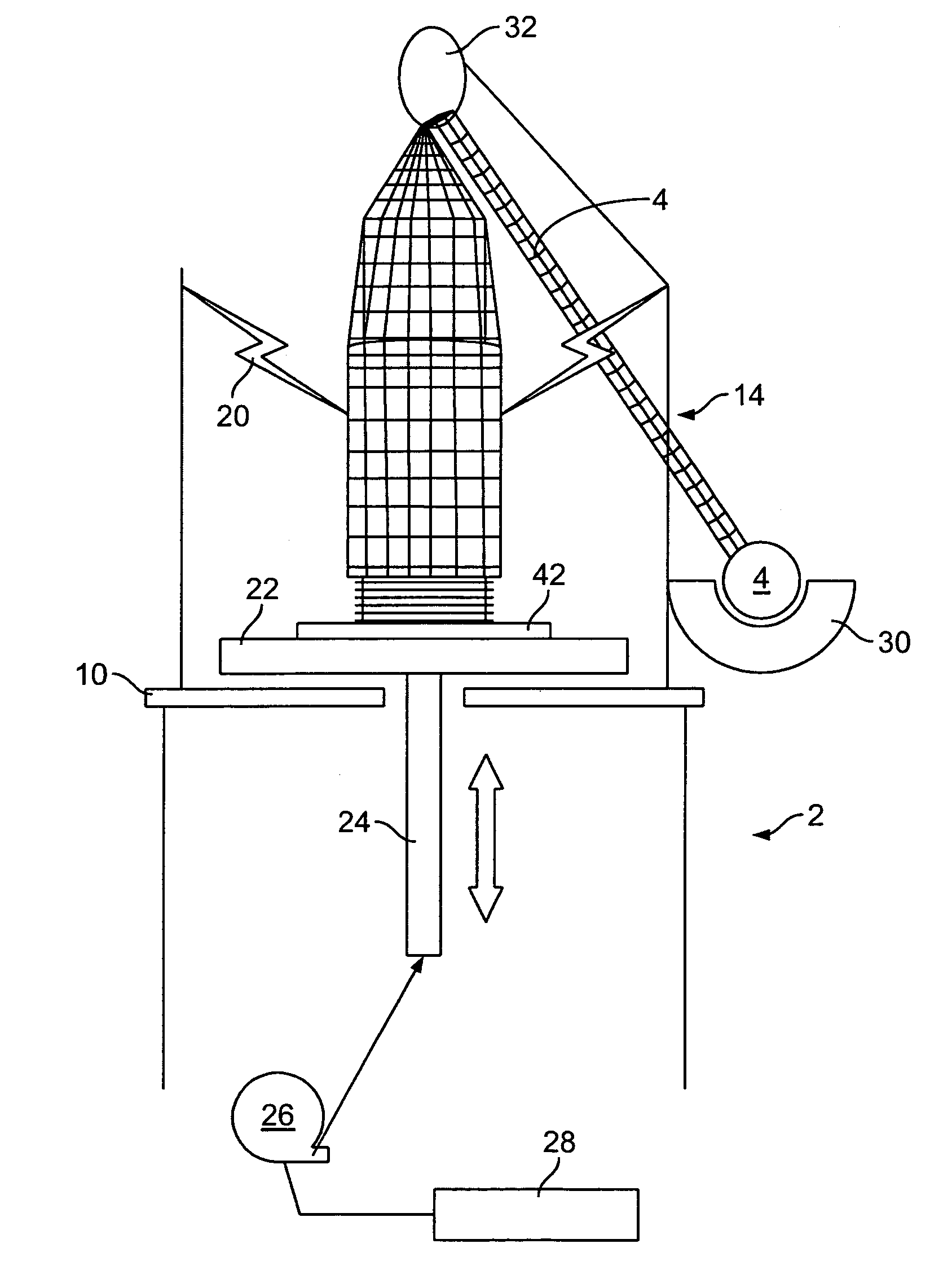 Net rucking apparatus and method