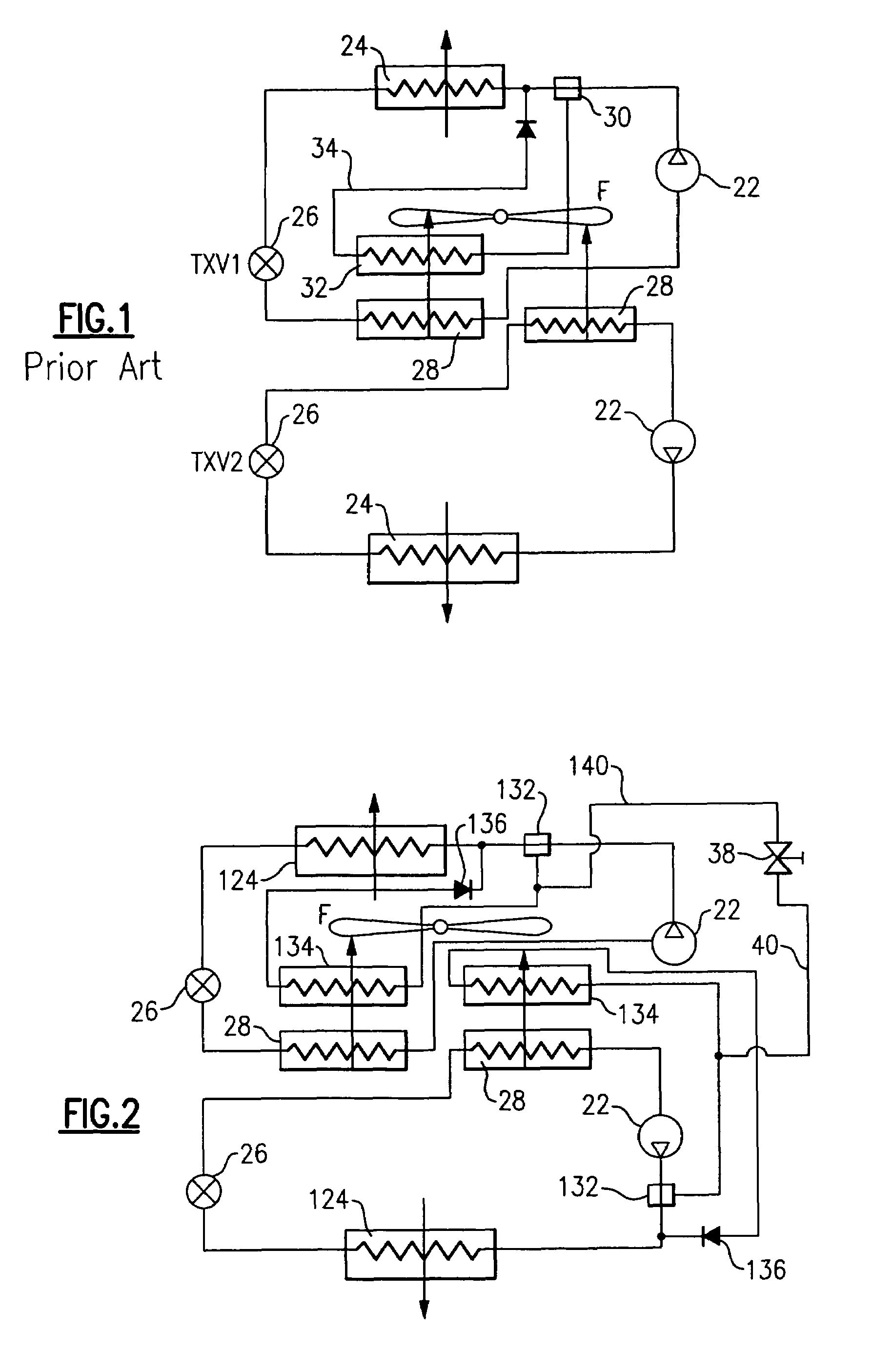 Multi-circuit refrigerant cycle with dehumidification improvements