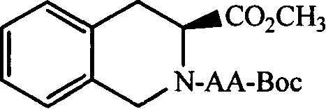 (3S)-N-(L-aminoacyl)-1,2,3,4-tetrahydroisoquinoline-3-carboxylic acid, preparation method and uses thereof