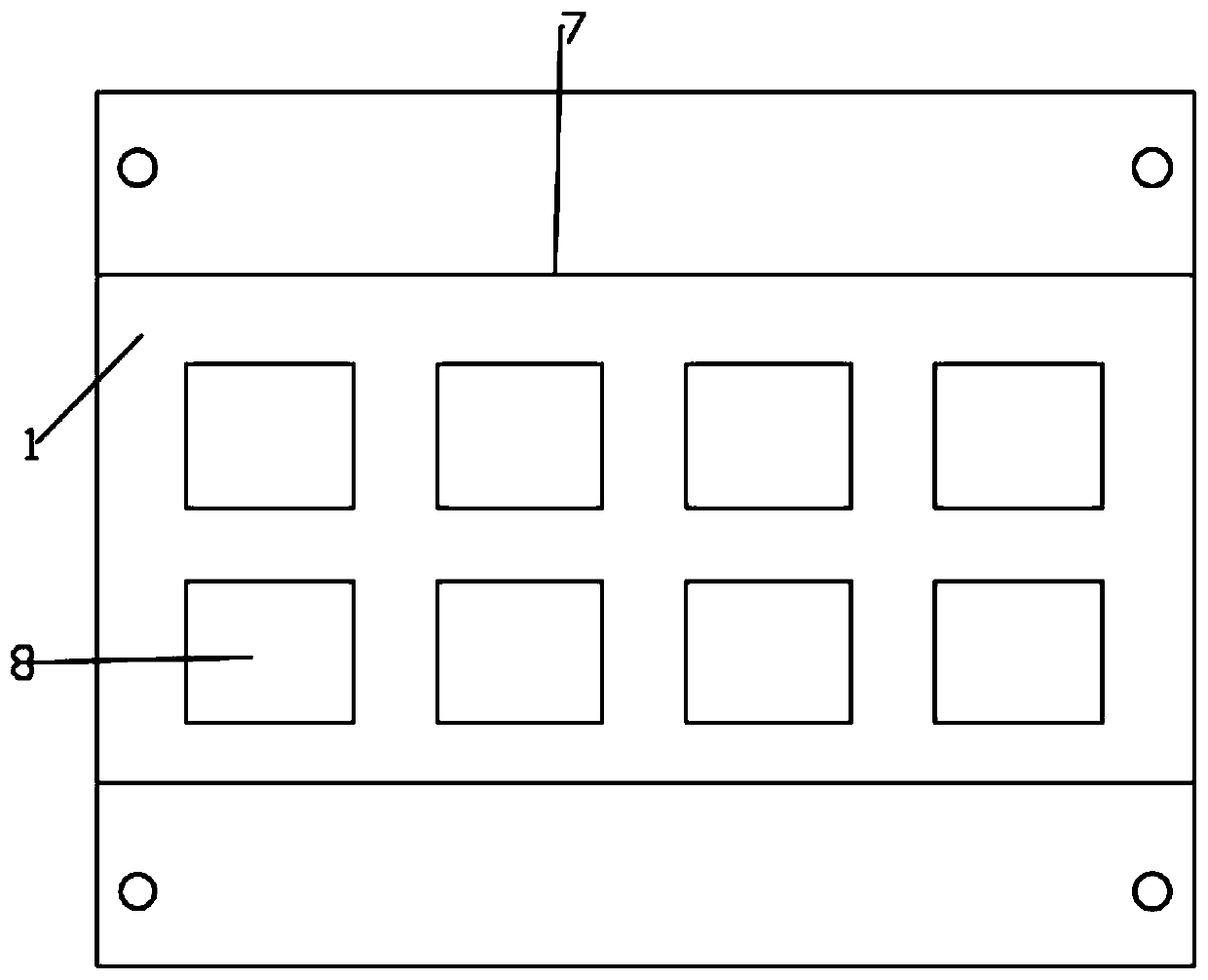 Fabricated building wall body