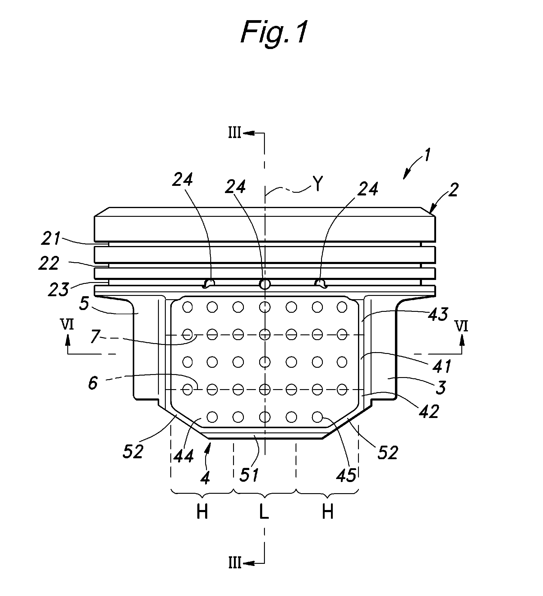 Piston for an internal combustion engine