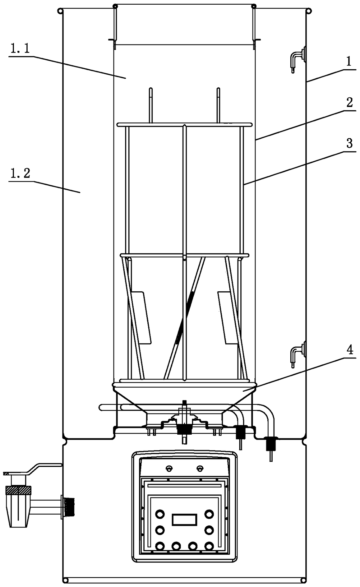 food processor suspension