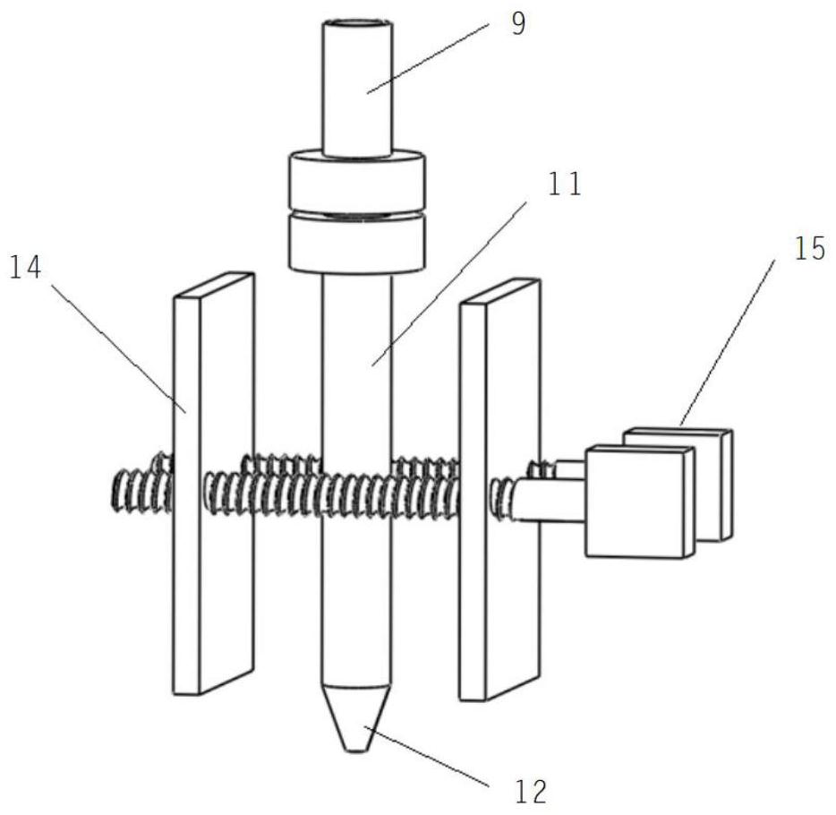 Device for controlling magnetic field orientation of composite material fiber, 3D printing device and 3D printing method