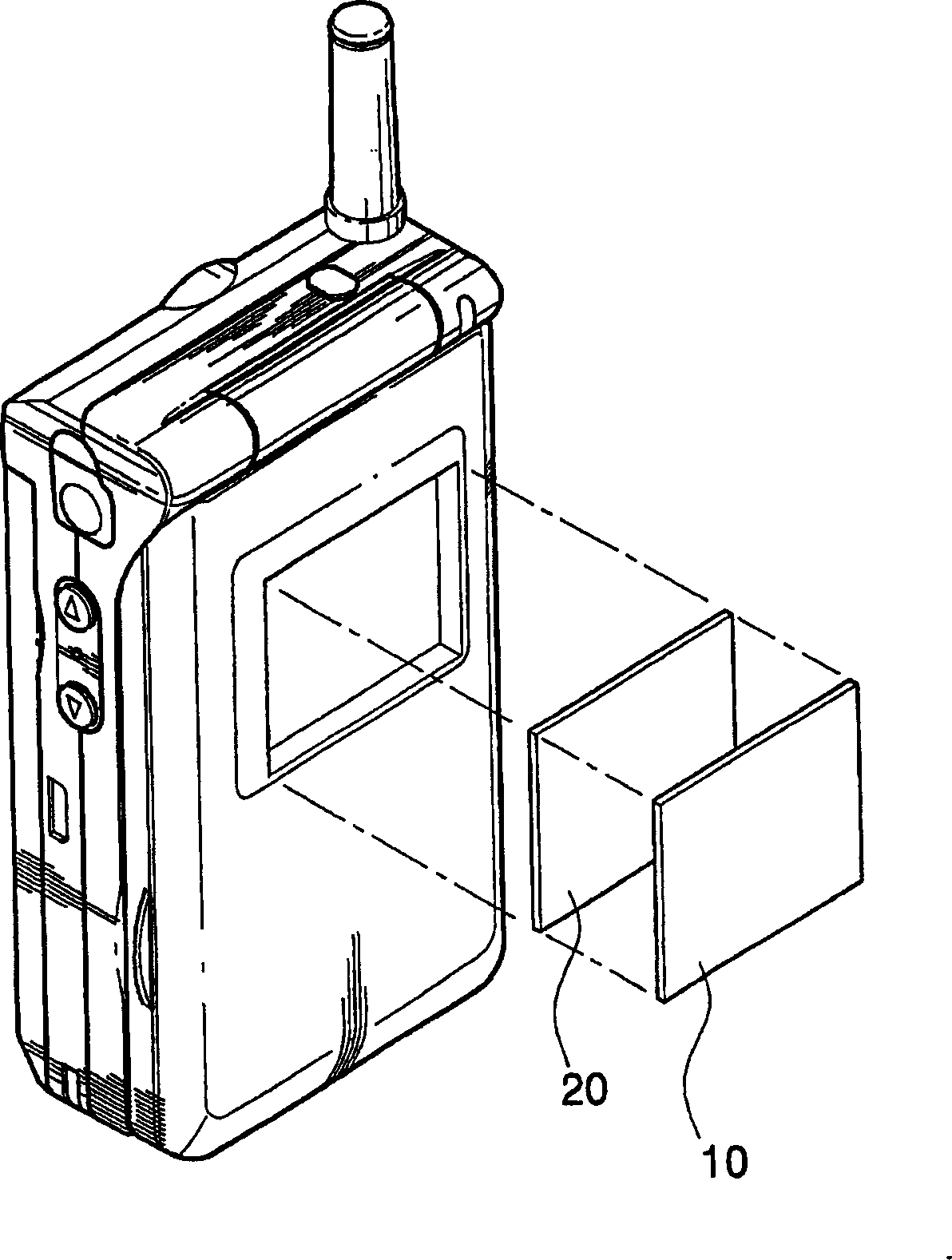 Liquid crystal display device built-in finger printing device and method of manufacturing the same