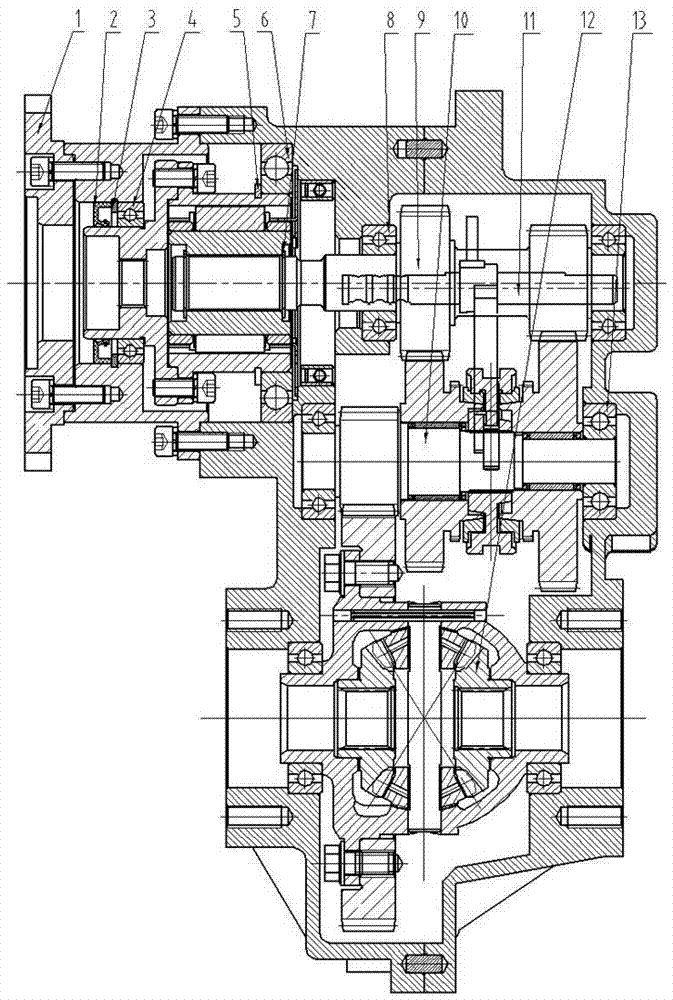 Two-speed variable speed electric vehicle rear axle reducer assembly with electromagnetic two-way clutch