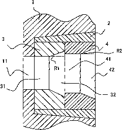 External mould assembly for cold-drawing pipes