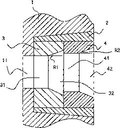 External mould assembly for cold-drawing pipes