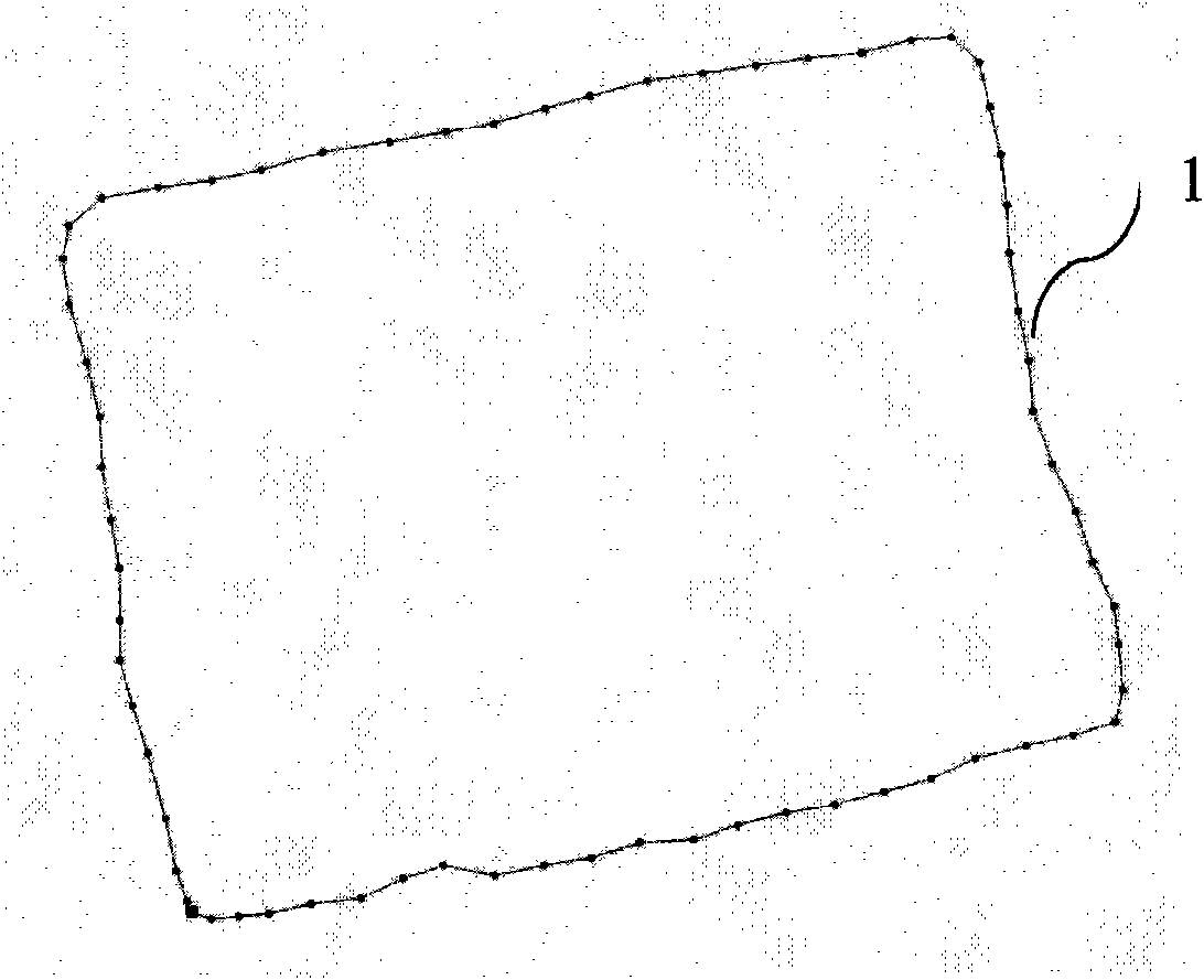 System and method based on GPS for measuring farmland working area