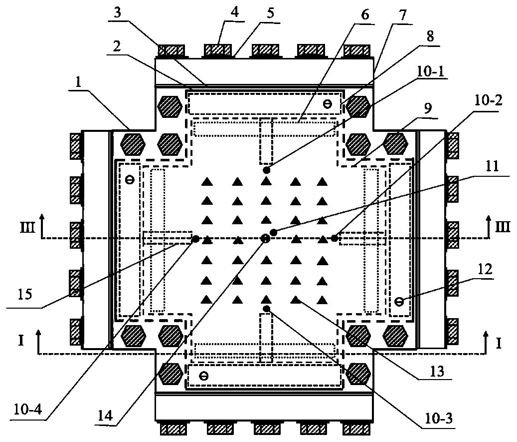 Volume fracture dynamic flow-back simulation device and method