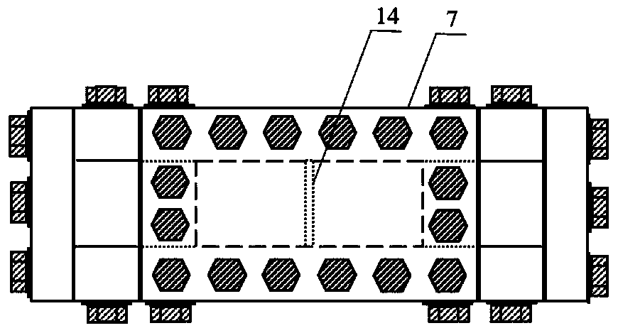 Volume fracture dynamic flow-back simulation device and method