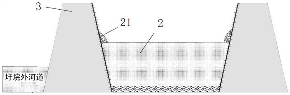 System and method for constructing reserve water source reservoir by utilizing flood storage polder