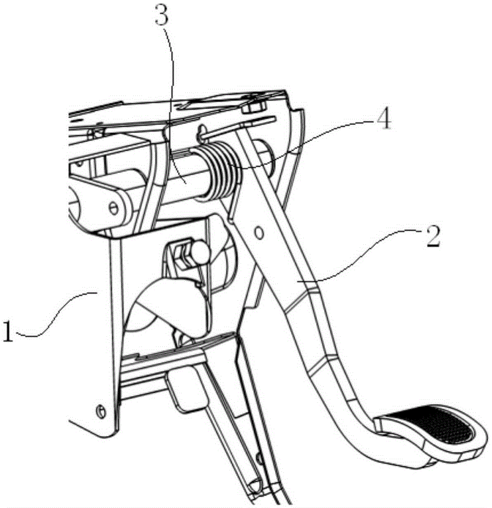 Pedal mechanism easy to disassemble